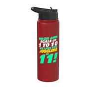 Il mio amore per la giocoleria è 11 - Giocoliere divertente Stainless Steel Insulated Water Bottle