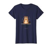 Il Mio Animale del Cuore Ë Il Capibara Maglietta, Donna, Navy, S