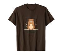 Il Mio Animale del Cuore Ë Il Capibara Maglietta, Uomo, Marrone, 3XL