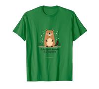 Il Mio Animale del Cuore Ë Il Capibara Maglietta, Uomo, Verde Mela, 3XL