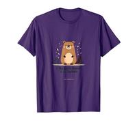 Il Mio Animale del Cuore Ë Il Capibara Maglietta, Uomo, Viola, 3XL