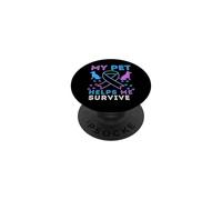 Il mio animale domestico mi aiuta a sopravvivere alla prevenzione del suicidio Supporto emotivo PopSockets PopGrip Adesivo