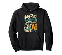 Il Mio Animale, ma fallo in IA Collezione Design Felpa con Cappuccio