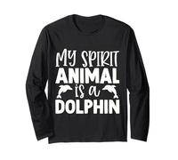 Il mio animale spirituale è un delfino Maglia a Manica