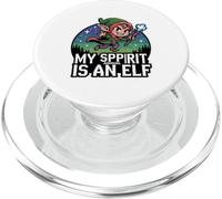 Il mio animale spirituale è un elfo adatto per uomini e donne. PopSockets PopGrip per MagSafe