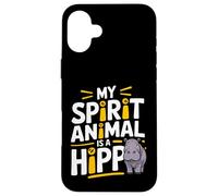 Il mio animale spirituale è un ippopotamo - Carino & Amore animale divertente Custodia per iPhone 16 Plus