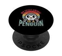 Il Mio Animale Spirituale È Un Pinguino Pinguini Pinguino PopSockets PopGrip Adesivo