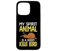 Il mio animale spirituale è un uccellino kiwi assonnato - Natura carina Custodia per iPhone 15 Pro Max