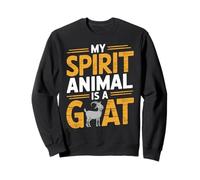Il mio animale spirituale è una capra - Carino & Amore animale divertente Felpa