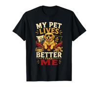 Il Mio Animale Vive Meglio di Me Collezione Design Maglietta