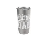 Il mio arciere preferito mi chiama papà tiro con l'arco papà festa del papà Bicchiere termico in acciaio inox doppia parete
