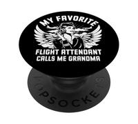 Il mio assistente di volo preferito mi chiama nonna PopSockets PopGrip Adesivo