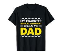 Il Mio Assistente Medico Preferito Mi Chiama papà Funny Fathers Day Maglietta