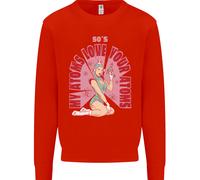 Il Mio Atomi Love Divertente Fisica Valentines Giorno Uomo Felpa Maglione