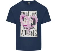 Il Mio Atomi Love Your Atomi Valentines Giorno Uomo Cotone T-Shirt