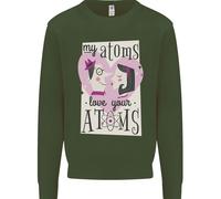 Il Mio Atomi Love Your Atomi Valentines Giorno Uomo Felpa Maglione