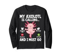 Il Mio Axolotl Sta chiamando e Devo Andare a ricordarmi Il rifiuto del Messaggio Maglia a Manica
