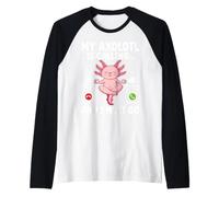 Il Mio Axolotl Sta chiamando e Devo Andare a ricordarmi Il rifiuto del Messaggio Maglia con Maniche Raglan