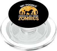 Il mio barboncino mi protegge dagli zombi PopSockets PopGrip per MagSafe