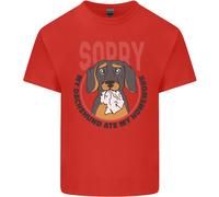 Il Mio Bassotto Ha Mangiate I Compiti Divertente Maglietta In Cotone Uomo