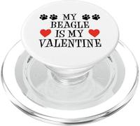 Il mio Beagle è il mio proprietario di un cane di San Valentino PopSockets PopGrip per MagSafe