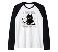 Il Mio Bel Pulsante è Fuori Servizio ma Il Mio Pulsante Bite Me Funziona Maglia con Maniche Raglan