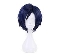 Il mio Boku No Hero Academia Iida Tenya Parrucche Corto Blu 3/7 Stile Capelli Sintetici Anime Costume Cosplay Parrucca + Protezione Parrucca Kunz8694