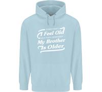 Il Mio Brother È Anziani 30th 40th 50th Compleanno Bambini Felpa con Cappuccio