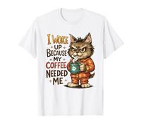Il Mio caffè aveva Bisogno di Me, Sveglia, Gatto Maglietta