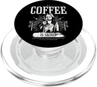 Il mio caffè è sacro con scritta in lingua tedesca PopSockets PopGrip per MagSafe
