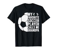 Il mio calciatore preferito mi chiama Nonno Funny Fathers Day Maglietta