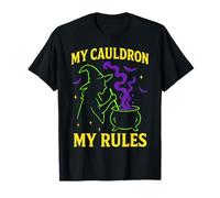 Il Mio calderone Le Mie Regole Halloween Spooky Haunted Season Maglietta