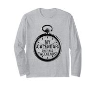 Il Mio Calendario ha Solo fine Settimana Maglia a Manica