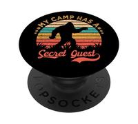 Il mio campo ha un ospite segreto che crede in Bigfoot Camper PopSockets PopGrip Adesivo