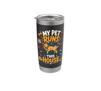 Il Mio Cane Comanda Questa Casa - Design Amanti dei Cani Bicchiere termico in acciaio inox doppia parete