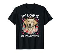 Il Mio Cane è Il Mio Cane Golden Retriever di San Valentino Maglietta