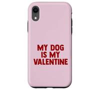 Il mio cane è il mio cucciolo di San Valentino Love Hearts for Paws Custodia per iPhone XR