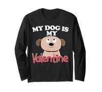 Il Mio Cane è Il Mio San Valentino Maglia a Manica
