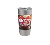 Il mio cane è il mio San Valentino Westie Street Graffiti Bicchiere termico in acciaio inox doppia parete