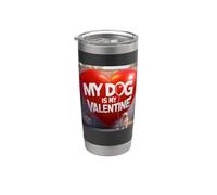 Il mio cane è il mio Valentine Golden Retriever Street Graffiti Bicchiere termico in acciaio inox doppia parete