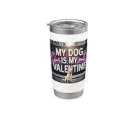 Il mio cane è il mio Valentine Labrador Retriever Street Graffiti Bicchiere termico in acciaio inox doppia parete