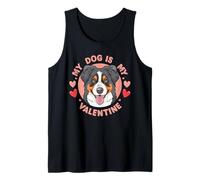 Il Mio Cane è la mia Montagna Bernese di San Valentino. Paw Lover Canotta