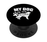 Il mio cane è un pastore australiano Ausshole PopSockets PopGrip Adesivo