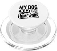Il mio cane ha mangiato i miei compiti Divertente amante degli animali domestici PopSockets PopGrip per MagSafe
