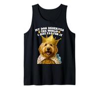 Il mio cane merita il mondo Goldendoodle Puppy Lover Pup Canotta