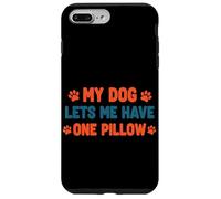 Il mio cane mi lascia avere un cuscino Pet Humor Custodia per iPhone 7 Plus/8 Plus