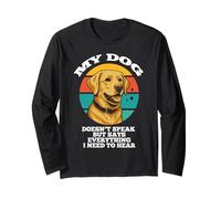 Il mio cane non parla Labrador, simpatico amante dei cuccioli, proprietario del cucciolo Maglia a Manica