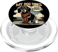 Il mio cane pensa che tu sia un bel bassotto PopSockets PopGrip per MagSafe