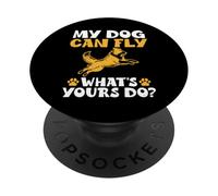 Il mio cane può volare ciò che il tuo fa le immersioni in bacino PopSockets PopGrip Adesivo