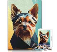 Il mio cane Yorkshire Terrier Puzzle da 1000 pezzi per adulti Gioca e impara Attività intelligente Regalo di festa unico e sentito Dimensioni 50x75cm